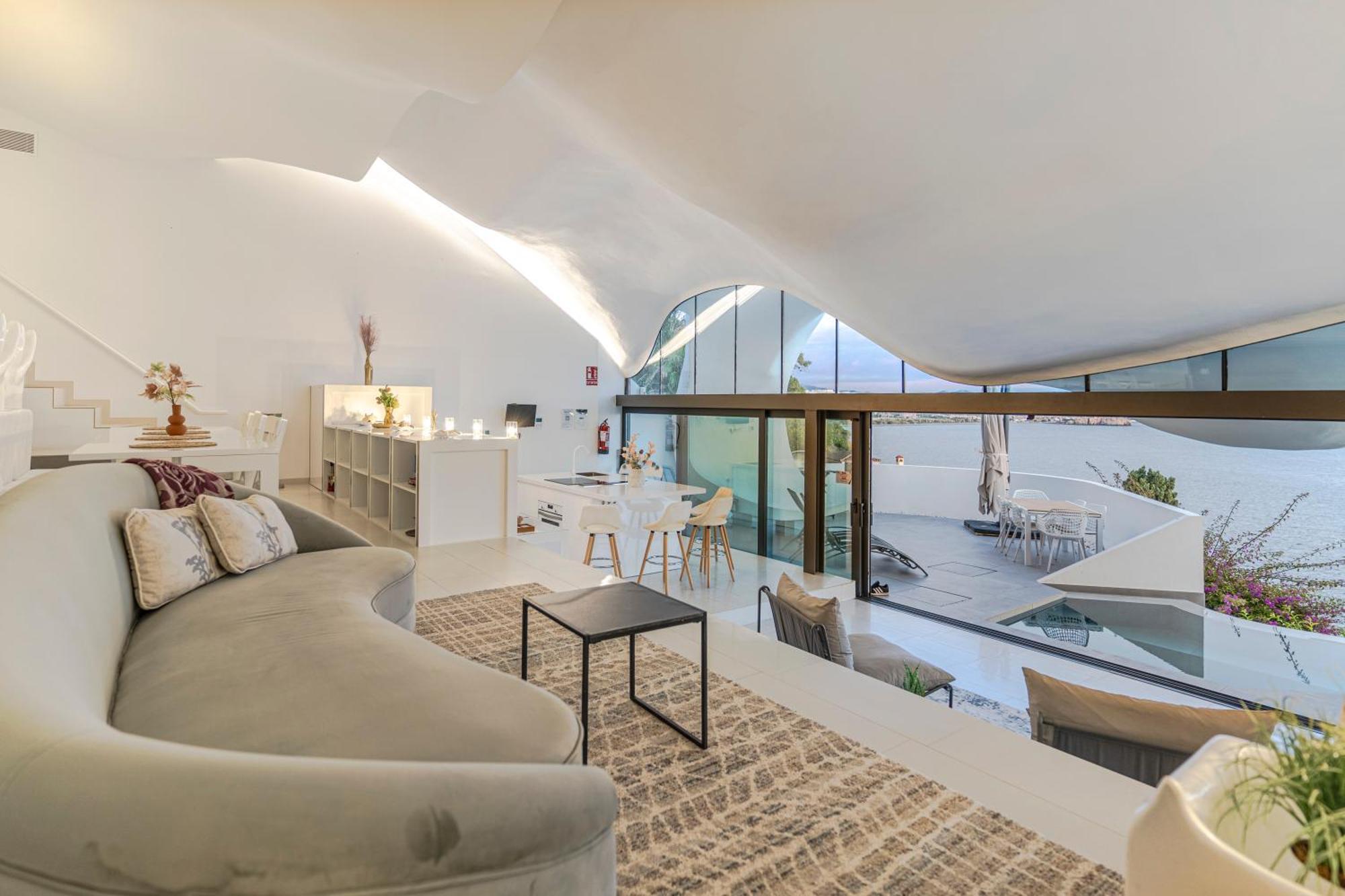 Rentitspain Casa Del Acantilado Piscina Climatizada Салобрения Экстерьер фото